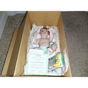 Ashton-Drake Titus Tomescu Cool as a Cucumber Porcelain Baby Doll COA 76416-C1